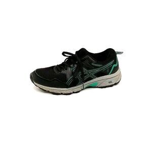 Asics Sneakers Womens Gel Venture 8 Black 7.5 ‎ Running Shoe Lace Up 1012B230